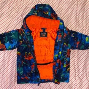 Children’s place 2 in 1 snow winter jacket DINO